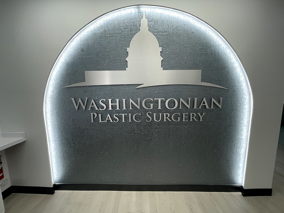 Lobby Signs Washington DC designed and installed to enhance reception area identity