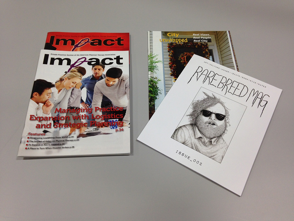 Magazine Printing in Charlotte, NC printed and mailed with fast turnaround for company magazines
