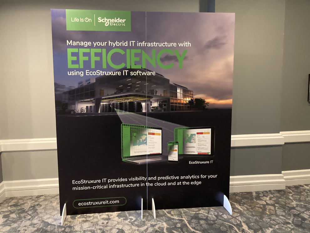 Meter boards with branded graphics for conference events Mooresville, NC