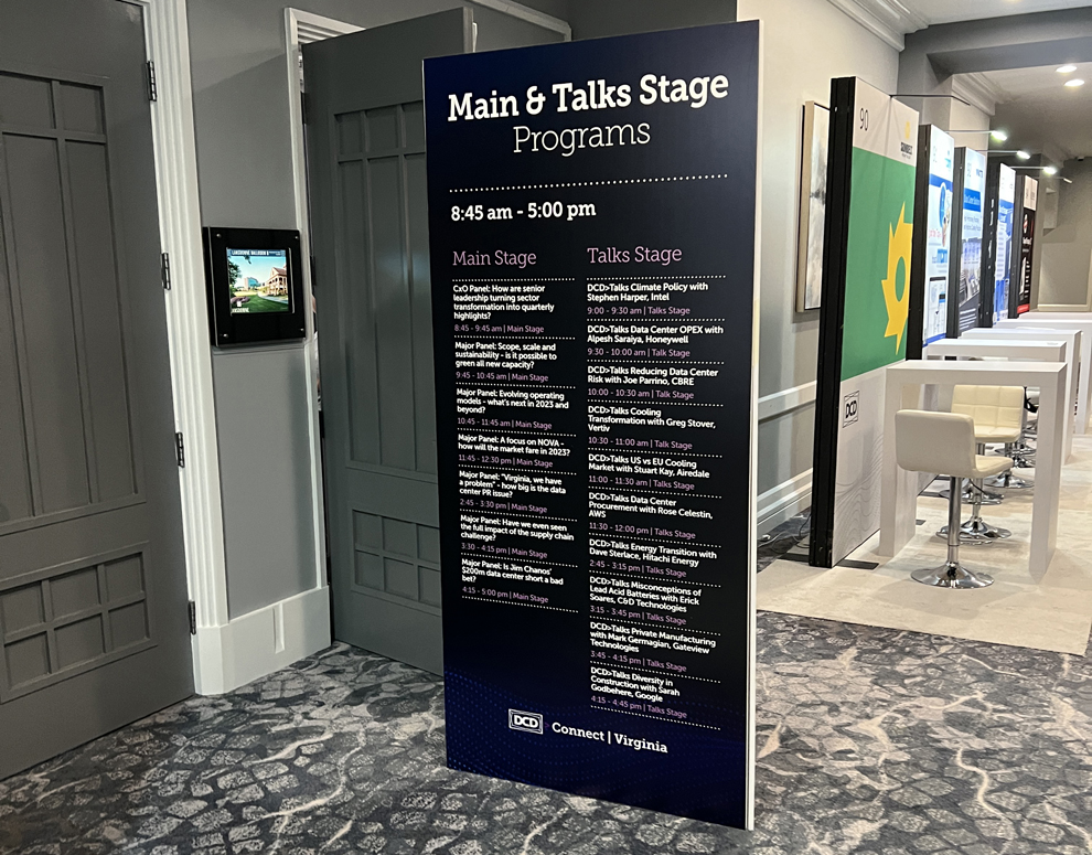 Custom event meter boards and directional signage Mooresville, NC