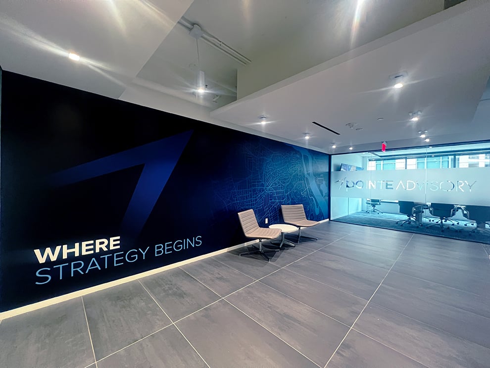 Custom office signs and branded displays for business Charlotte, NC