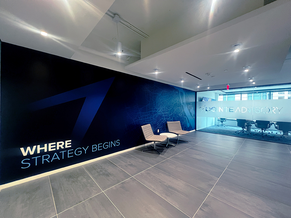 Custom office signs and branded displays for business Concord, NC