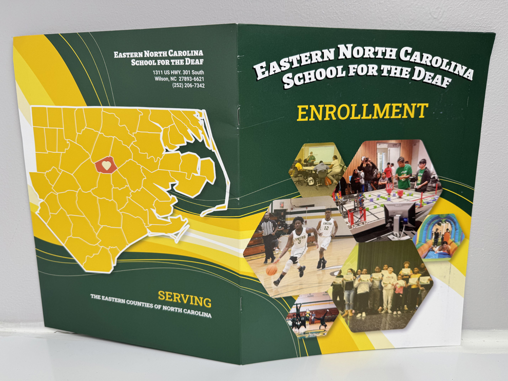Presentation Folders in Charlotte, NC designed and printed to organize brochures and marketing sheets