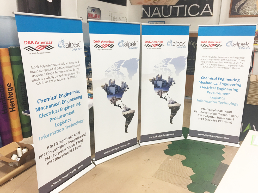 Custom retractable banner stand for corporate branding Mooresville, NC