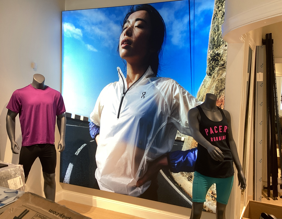 SEG fabric graphics with LED backlit display for conferences in Charlotte, NC