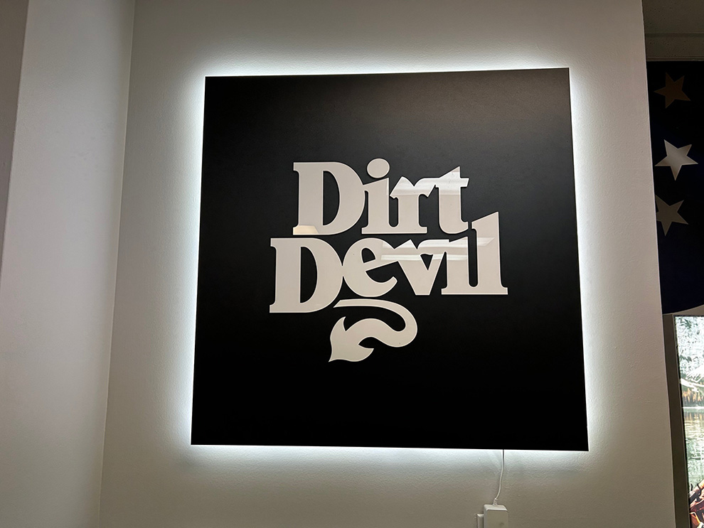 Standoff Mounted Signs in Concord, NC designed and installed with LED backlit features for commercial branding