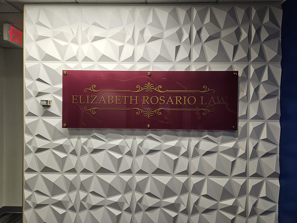 Standoff Mounted Signs in Concord, NC designed and installed for business offices and workplace branding
