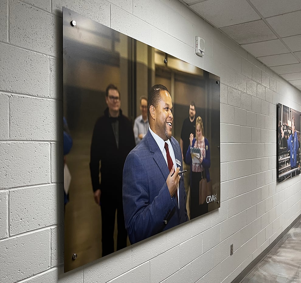 Standoff Mounted Signs in Fort Mill, SC designed and installed for business offices and workplace branding