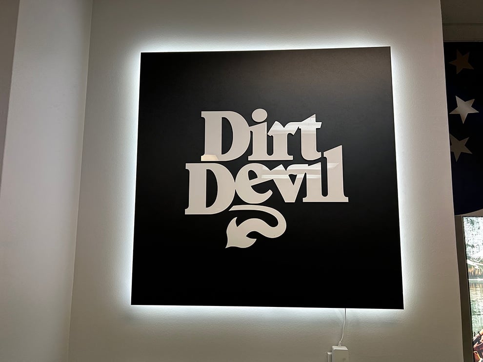 Standoff Mounted Signs in Gastonia, NC designed and installed with LED backlit features for commercial branding