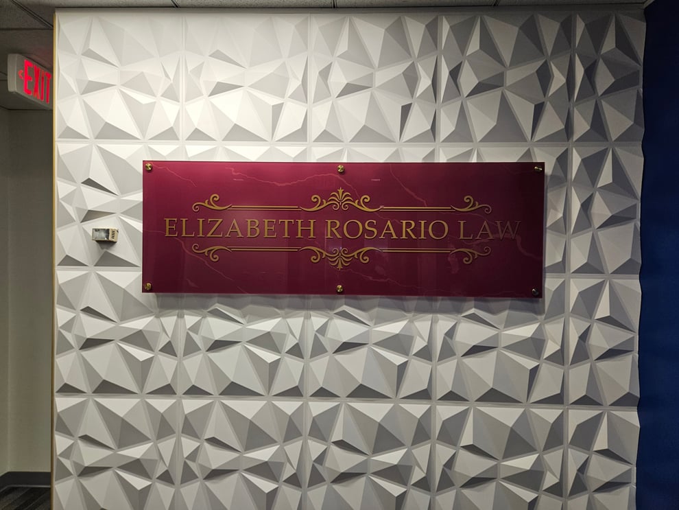 Standoff Mounted Signs in Salisbury, NC designed and installed for business offices and workplace branding