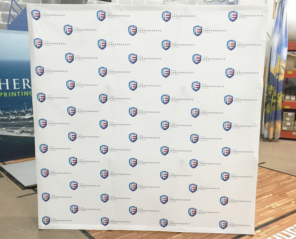Custom step and repeat banners created for conferences in Charlotte, NC