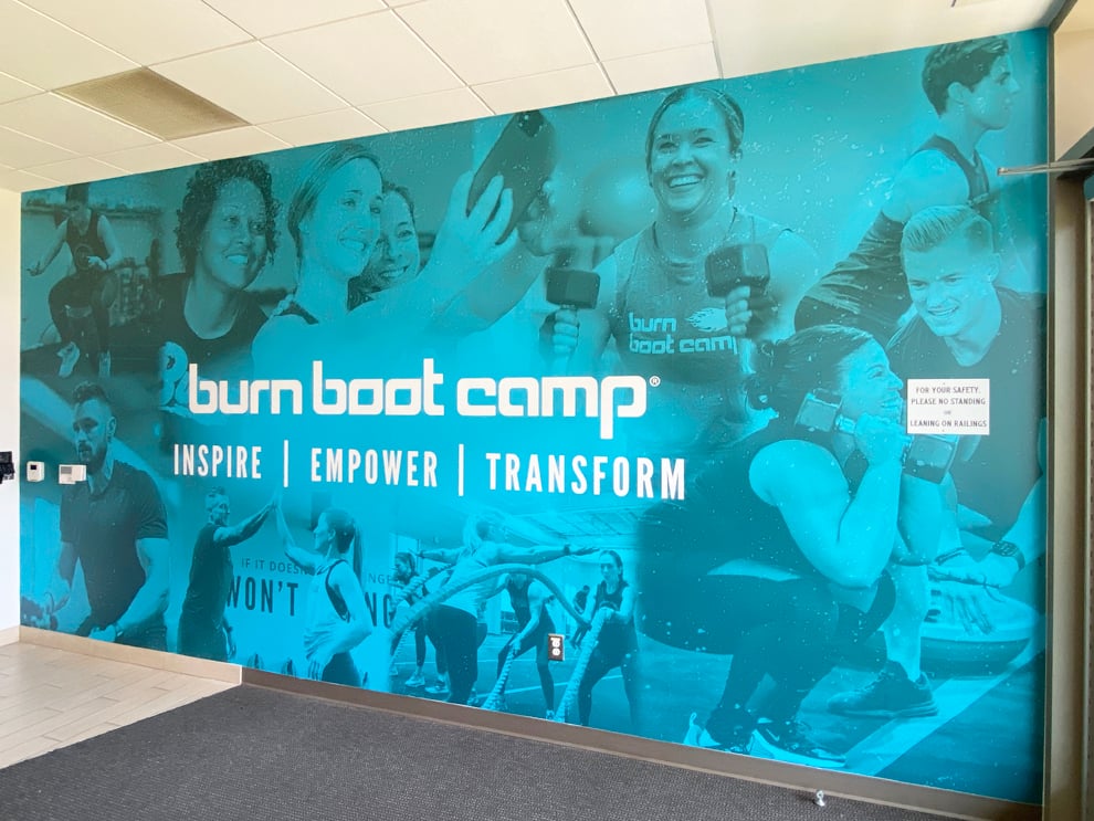 Business storefront graphics and window decals installed Fort Mill, SC