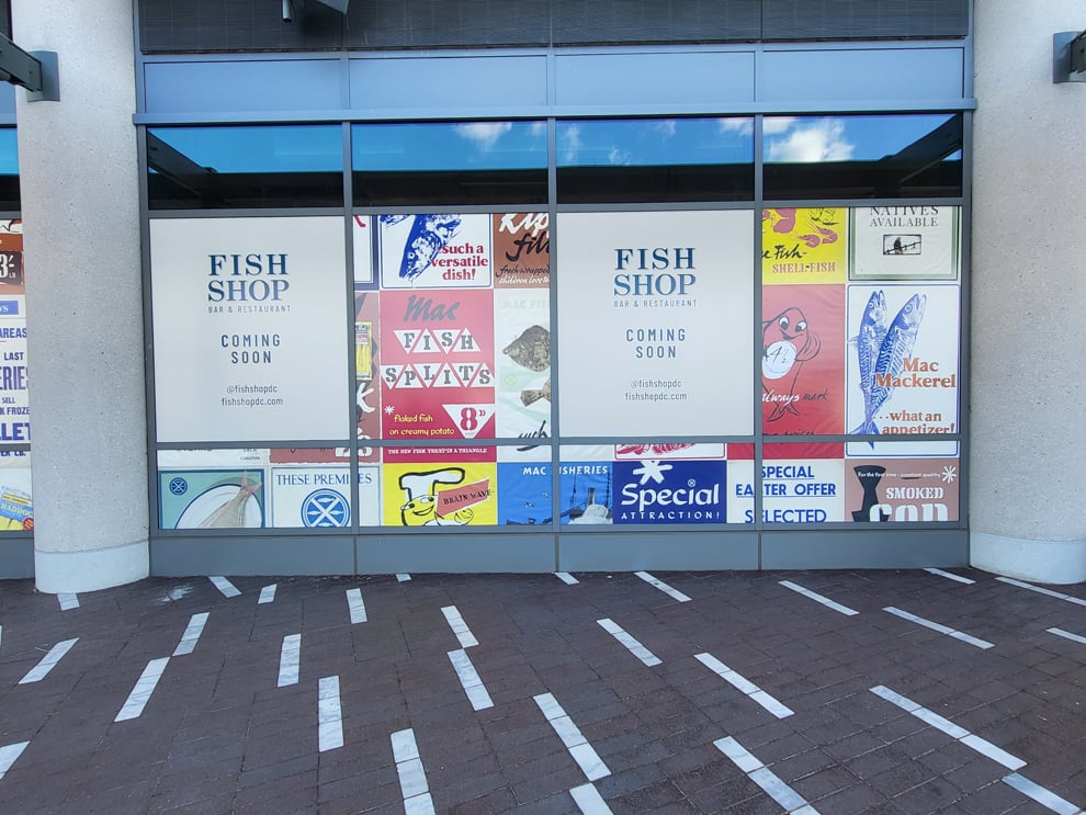 Corporate storefront graphics and signage installation Fort Mill, SC
