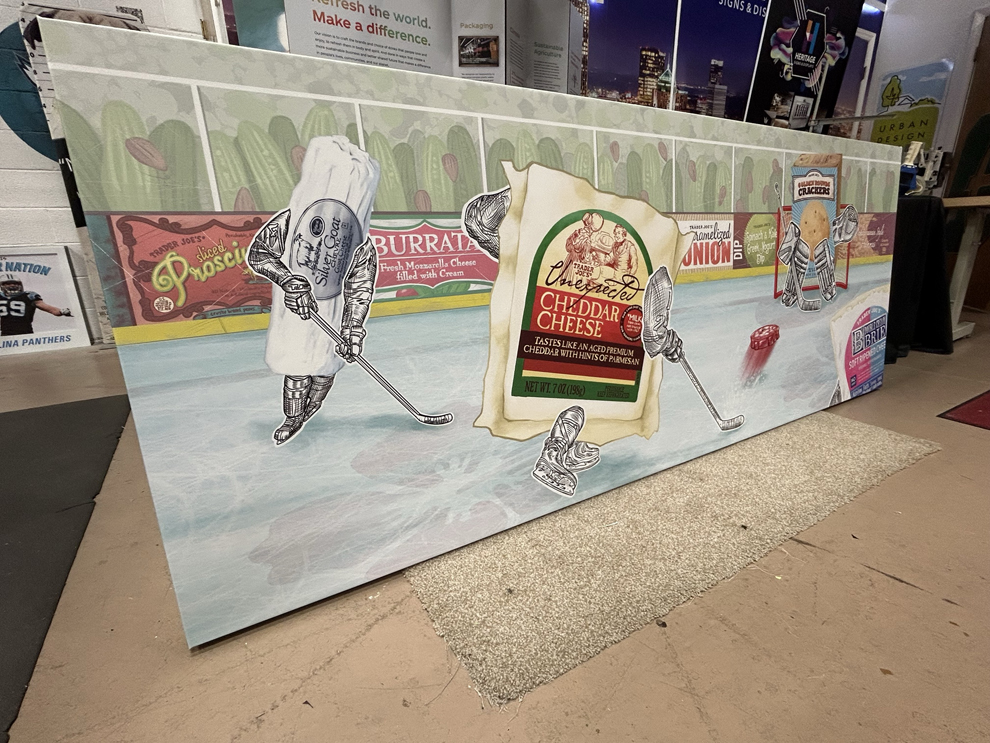Custom stretch canvas prints for office branding in Charlotte, NC