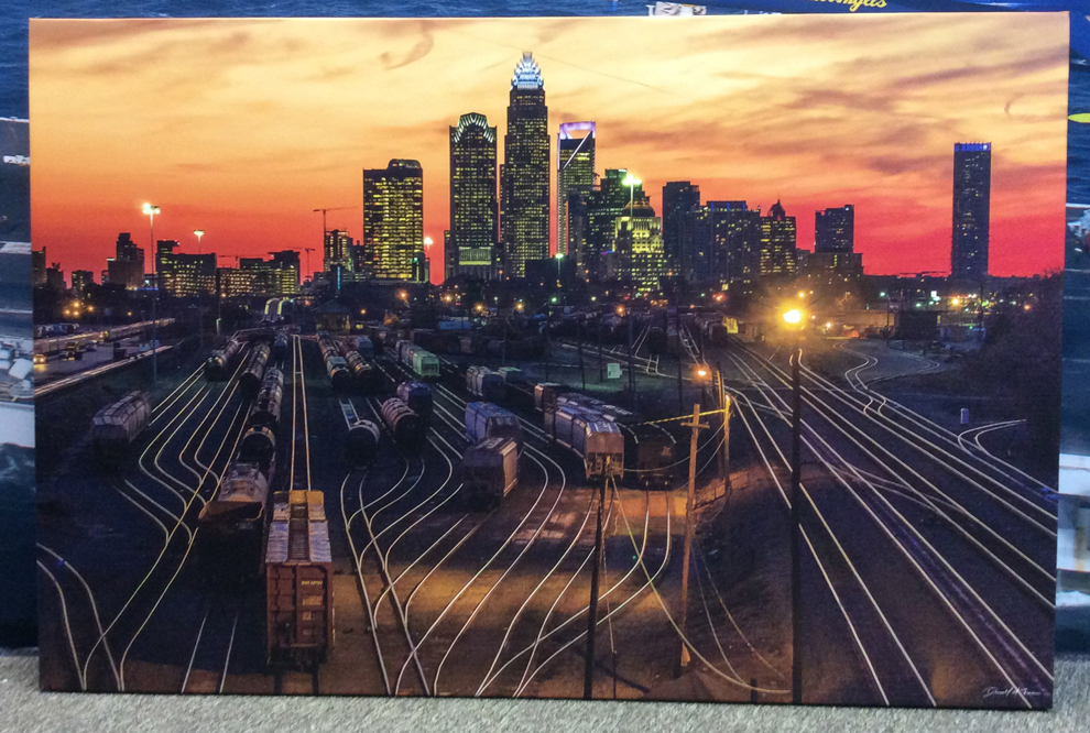 Workplace wall décor with stretch canvas prints in Charlotte, NC