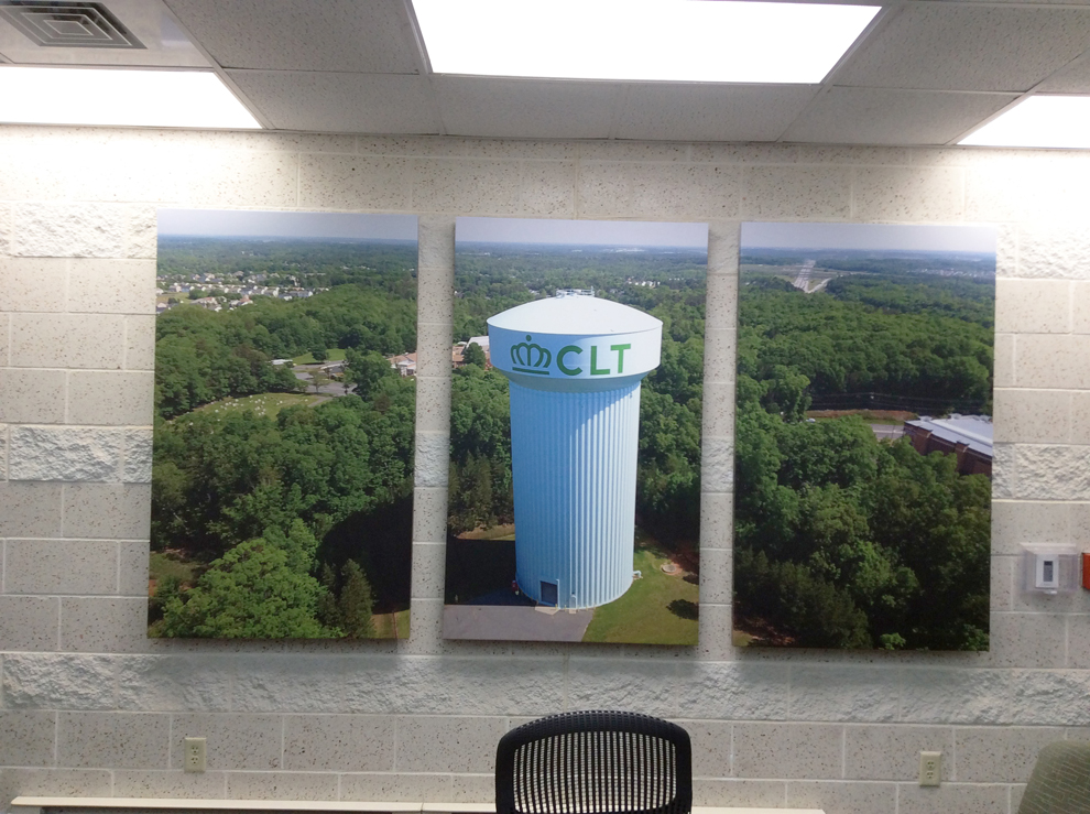 Stretch canvas prints for business branding in Charlotte, NC