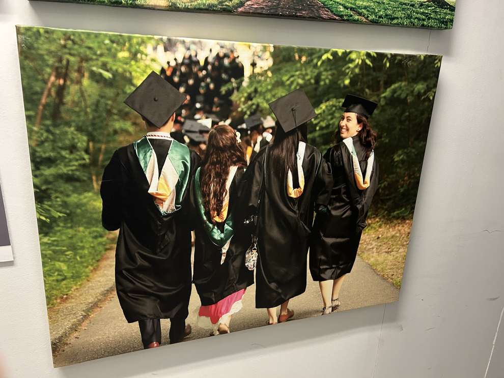 Custom stretch canvas prints designed for workplace environments in Charlotte, NC