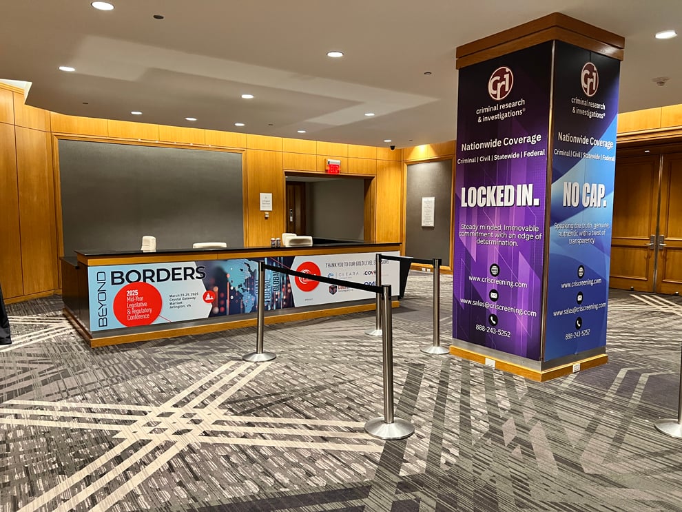 Custom trade show displays with corporate branding in Concord, NC