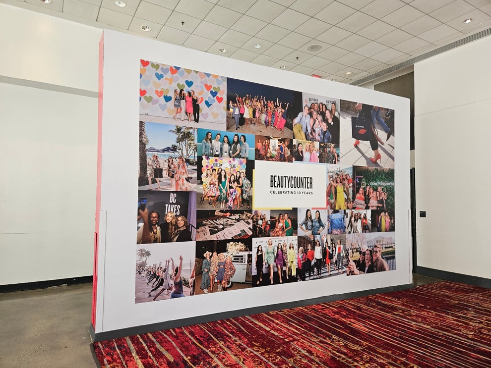 Trade show displays and signage produced for events in Concord, NC