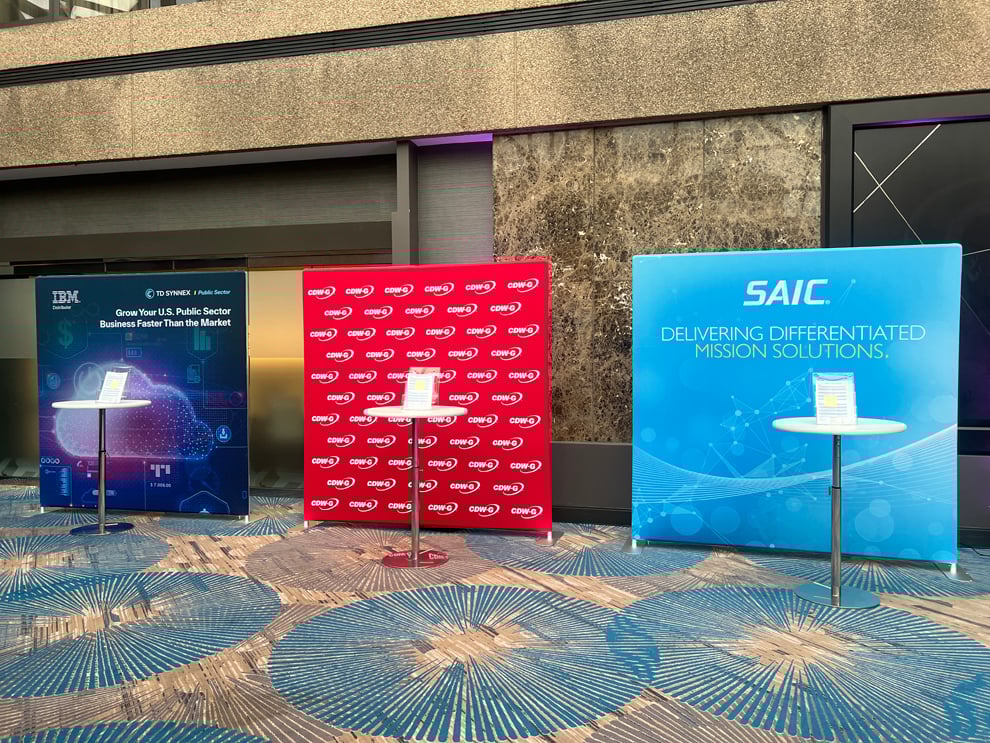 Portable trade show displays and branded graphics in Concord, NC