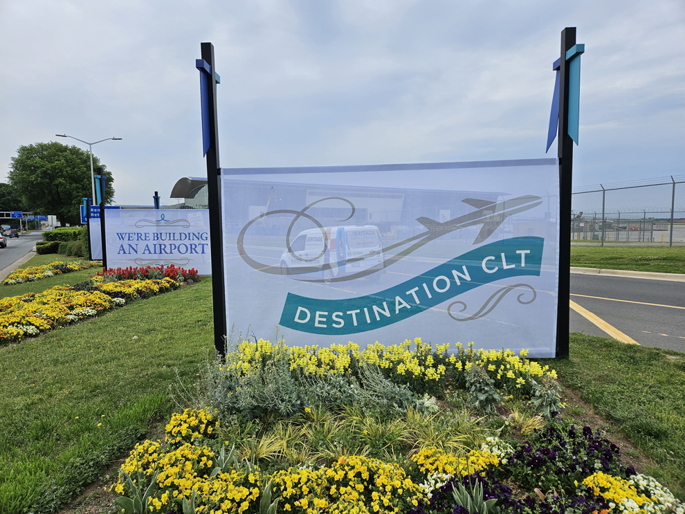 Event signage with custom vinyl banners in Charlotte, NC