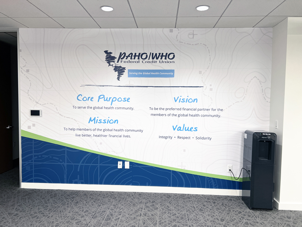 Wall displays for corporate spaces in Fort Mill, SC