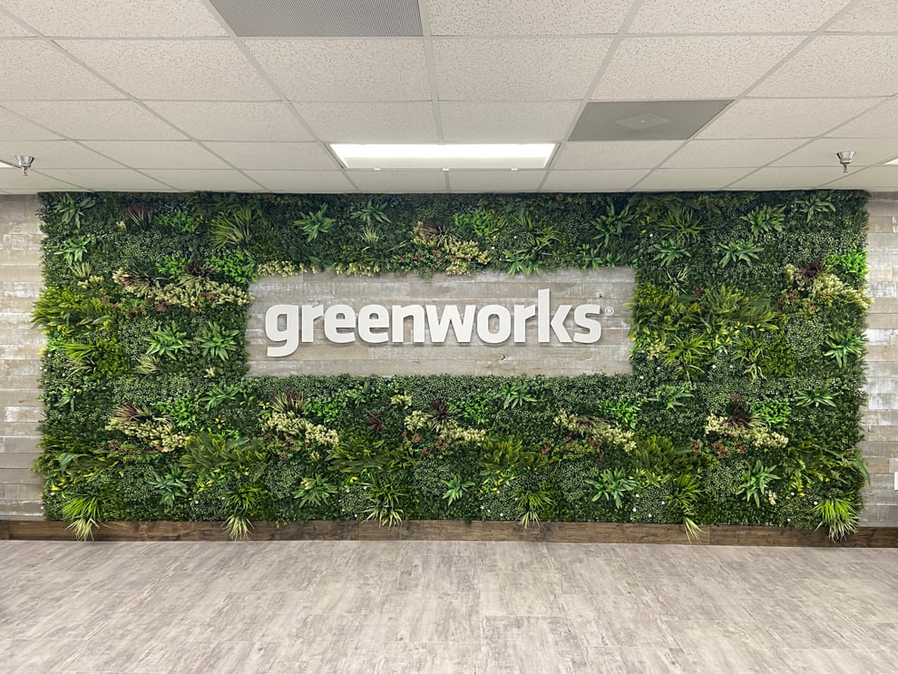 Large format wall displays for Rock Hill, SC workplace branding