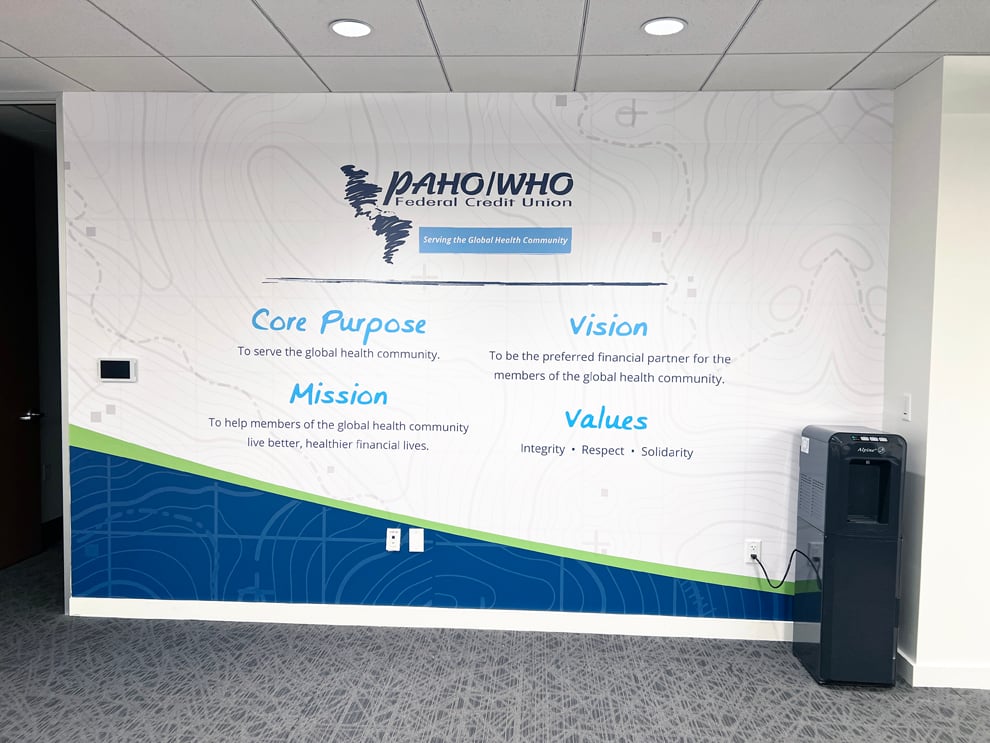 Wall displays for corporate spaces in Rock Hill, SC