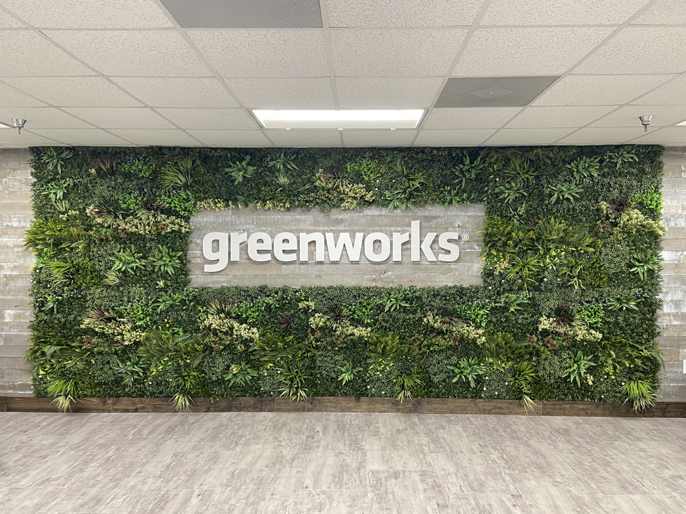 Wall displays designed for modern office interiors in Salisbury, NC