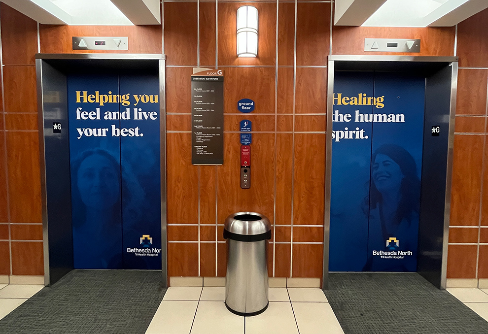 Elevator Wraps in Cary, NC