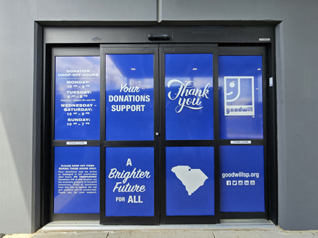 Storefront Graphics in Huntersville, NC