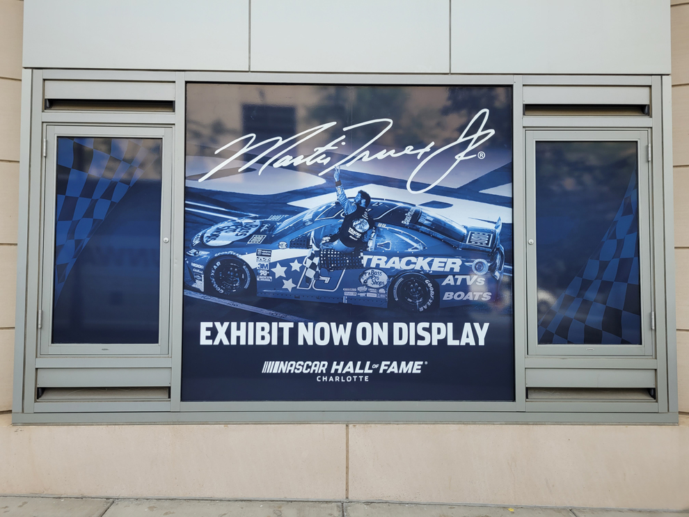 Decorative frosted glass window decals for business interiors Charlotte, NC