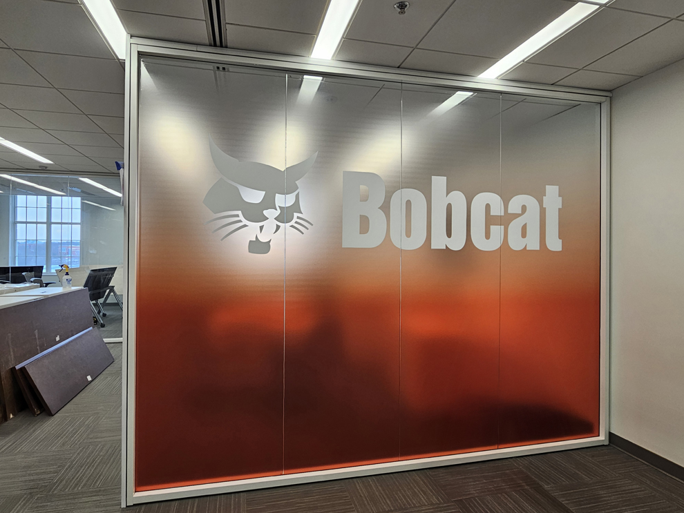 Branded window decals enhancing workplace culture in Statesville, NC
