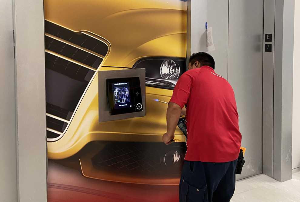 Custom interior signs and workplace graphics installation in Concord, NC