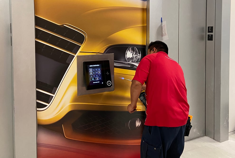 Custom interior signs and workplace graphics installation in Statesville, NC